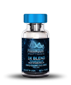 3X Blend Tesamorelin (5mg) / MGF (500mcg) / Ipamorelin (2.5mg) Research Blend