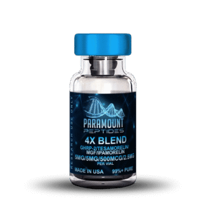 4X Blend GHRP-2 (5mg) / Tesamorelin (5mg) / MGF (500mcg) / Ipamorelin (2.5mg) Research Blend