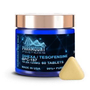 Dihexa (10mg) / Tesofensine (250mcg) / BPC-157 (125mcg) Tri-Compound Oral Research Formulation x 60 Tablets