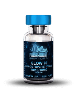 GLOW 70 – GHK-CU (50mg) / BPC-157 (10mg) / TB500 (10mg)