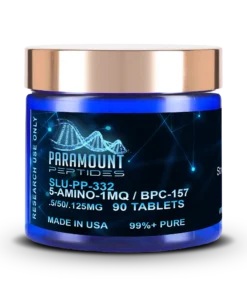 SLU-PP-332 (500mcg) / 5-Amino-1MQ (50mg) / BPC-157 (125mcg) Tri-Compound Oral Research Formulation x 90 Tablets