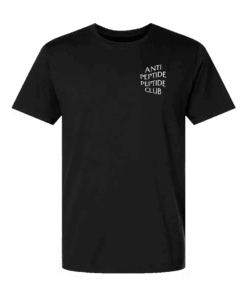 Anti Peptide Peptide Club T-Shirt – Black