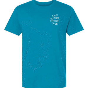 Anti Peptide Peptide Club T-Shirt – Blue